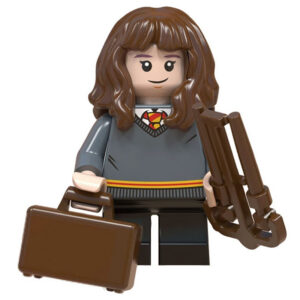 Harry Potter Hermione Granger Custom Minifigure Holding Suitcase Carrying Wand High-quality ABS plastic precision injection molding compatible with standard brick systems