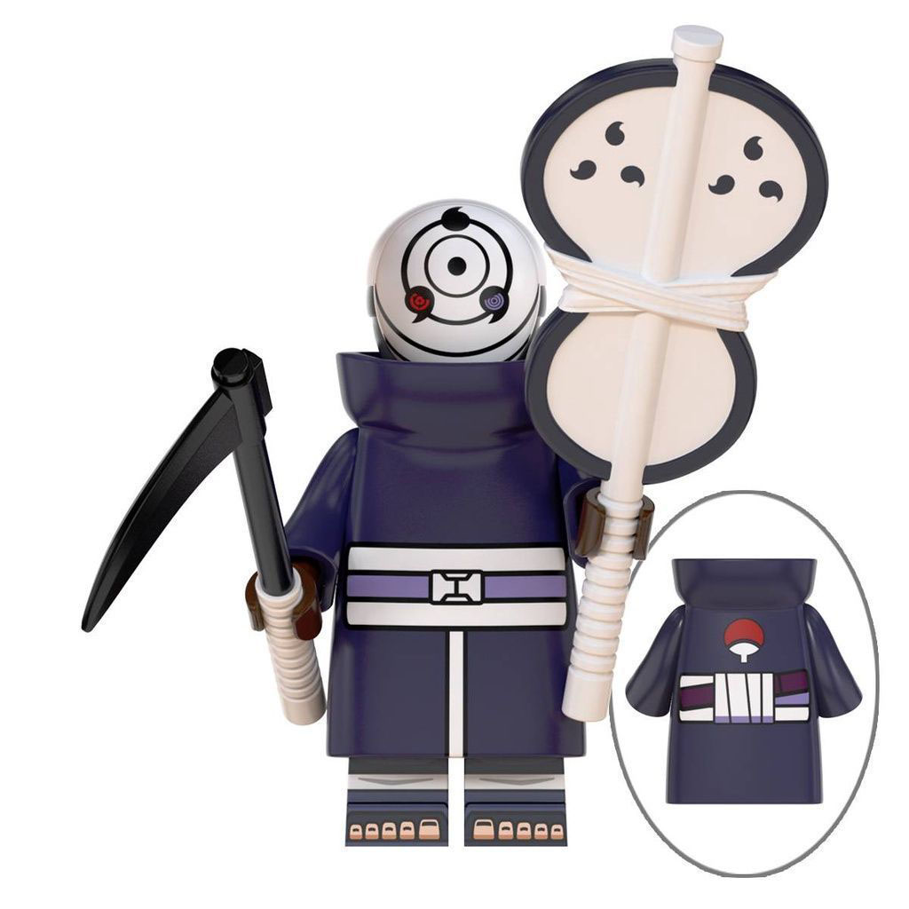 Naruto Pain Deva Path Custom Minifigure Akatsuki Leader手持镰刀 Limited Edition High-Quality ABS Plastic