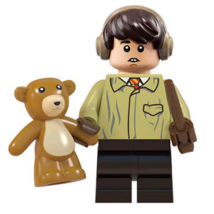Harry Potter Neville Longbottom Custom Minifigure Herbology Holding Teddy Bear High-Quality ABS Plastic Collectible