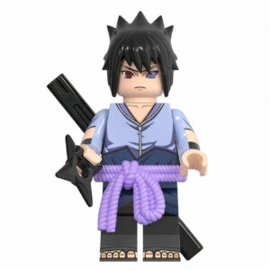 Naruto Sasuke Uchiha Custom Minifigure Ninja Weapons Shuriken High-Quality Collectible