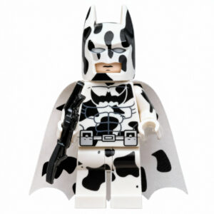 DC Comics Batman Custom Minifigure Cow Suit Limited Edition High-Quality ABS Plastic