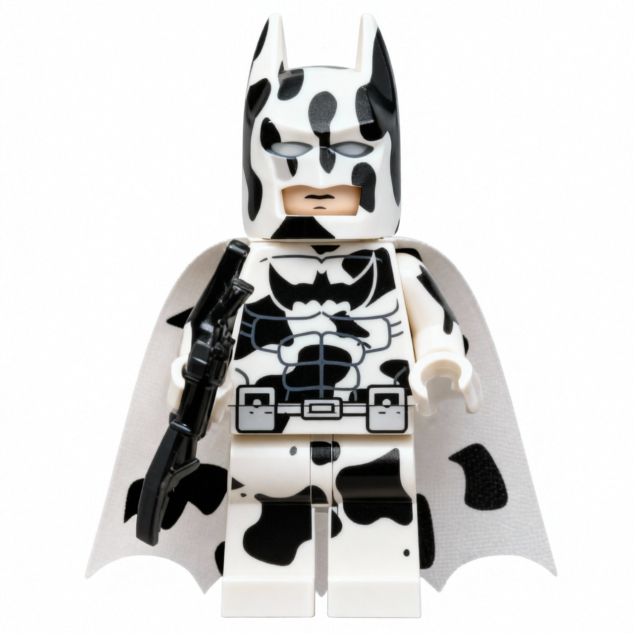 DC Comics Batman Custom Minifigure Cow Suit Limited Edition High-Quality ABS Plastic