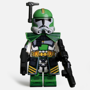 Star Wars Commander Gree Custom Minifigure 41st Elite Battle Ready Armed with Blaster High-Quality ABS Plastic Compatible with Building Bricks