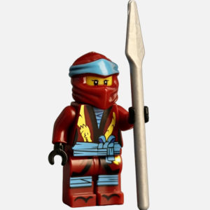 Ninjago Kai Custom Minifigure Fire Elemental Holding Spear Movie Accurate Design Collectible Universe