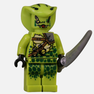 Ninjago Lasha Venomari Scout Custom Minifigure Warrior Holding Sword Collectible Universe Compatible with Building Bricks
