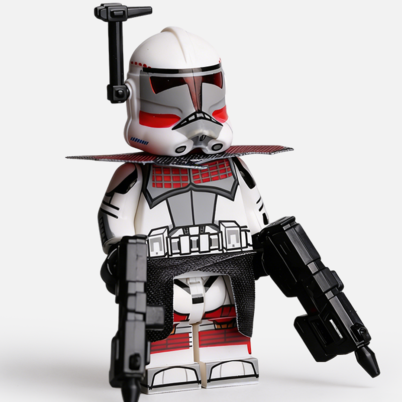 Star Wars Commander Cody Custom Minifigure Battle Ready Armed 212th Attack Battalion High-Quality ABS Plastic