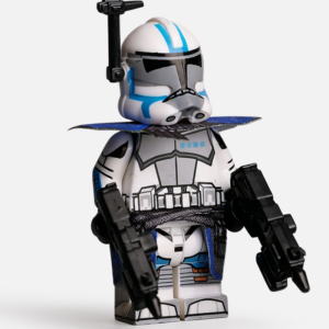 Star Wars Commander Wolffe Custom Minifigure 104th Battalion Clone Trooper Armed Tactical Gear High-Quality ABS Plastic Compatible with Building Bricks