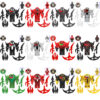 LEGO Compatible Venom Symbiote Big Figure Set – Venom Carnage Riot Anti-Venom Toxin Lasher Scream Style Minifigures