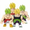 Dragon Ball Broly Big Figure Set with 4pcs LEGO-Compatible Custom Minifigures Collectible Building Blocks Toys
