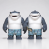 Suicide Squad King Shark Nanaue Figure Set with 2pcs LEGO-Compatible Custom Minifigures Collectible Building Blocks Toys