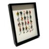 Wooden Minifigure Display Frame with Building Block Baseplate – Wall-Mounted Collectible Figure Storage Case